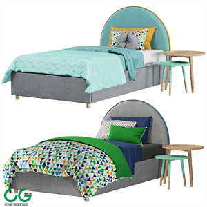 Crescent Baby Bed design by petite peoni